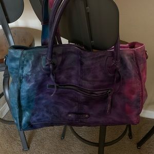 Bed Stu tie dye rock away purse *rare*
